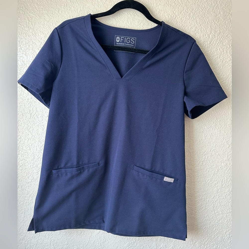 Figs scrub top - Navy